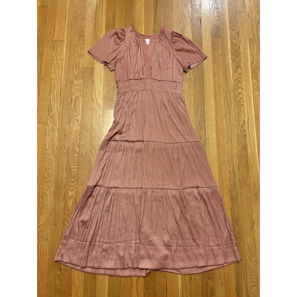 Anthropologie Pink Maxi Dress - Picture 2 of 8